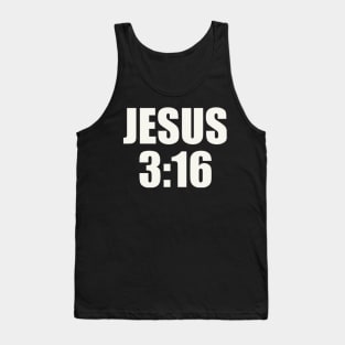 Jesus 3:16 Tank Top